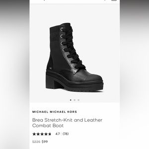 Michael Kors Combat Heel Boots